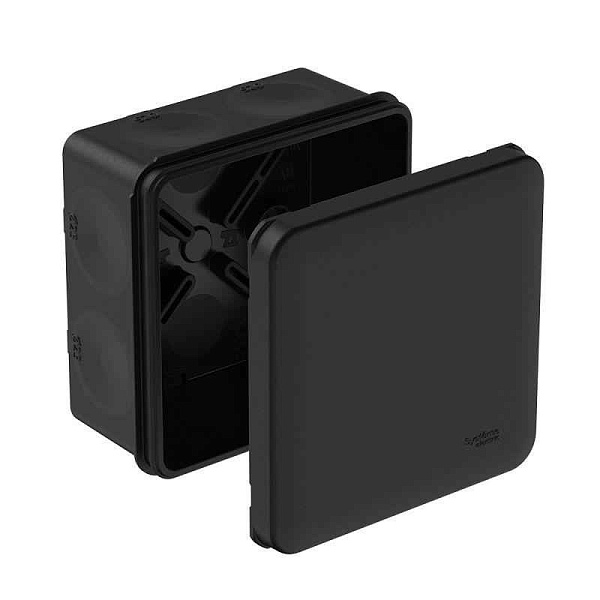 Коробка распределительная MultiBox IP66 85х85х42 DIY (со стикером) черн. SE IMT352971 