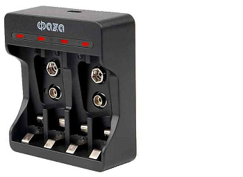 Устройство зарядное B-55USB AA/AAA/9V ("Крона") Ni-Cd/Ni-MH кабель USB-MicroUSB в компл. ФАZА 5038868