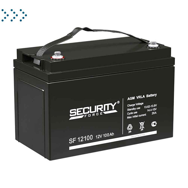 Аккумуляторная батарея SF 12100 Security Force - купить в Москве - ООО Гамма-компоненты