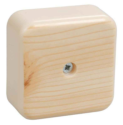 Коробка распаячная ОП 50х50х20 IP20 КМ41206-04 (4 клем. 3кв.мм) сосна IEK UKO10-050-050-020-K34 