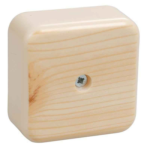 Коробка распаячная ОП 50х50х20 IP20 КМ41206-04 (4 клем. 3кв.мм) сосна IEK UKO10-050-050-020-K34 
