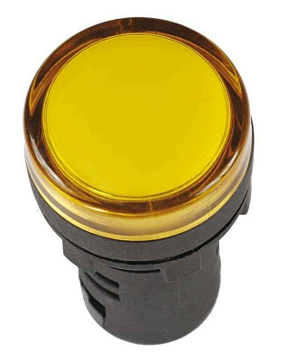 Лампа светосигнальная AD16DS d16мм 230В AC желт. KARAT IEK BLS10-ADDS-230-K05-16