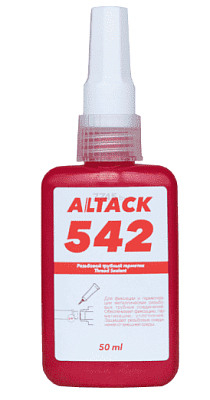 Герметик резьбовой Altack 542, для мелкой резьбы, 50 мл