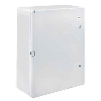 Щит навесной 600X400X200мм (ВхШхГ) с монт. панелью 545X335мм (ВхШ), с комплектом крепления на стену, дверь прозрачная, IP65, поликарбонат