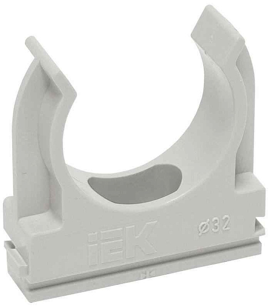 Держатель для труб (клипса) CF16 с защелкой ELASTA IEK CTA10D-CF16-K41-100 
