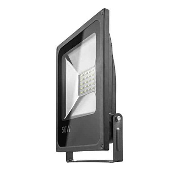 Прож. ЛЕД  50Вт 6К чер.4000Лм OFL-50-6K-BL-IP65-LED ОНЛАЙТ 71660