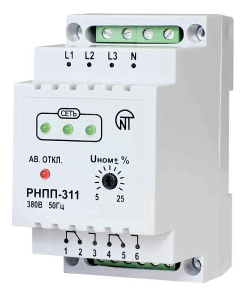 Реле напряжения РНПП-311 3ф НовАтек-Электро 3425600311 