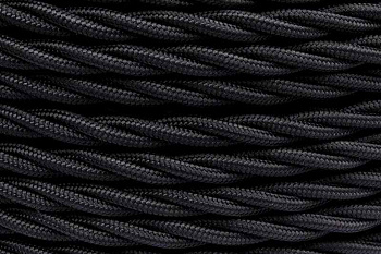 Провод 3х2.5 матов. черн. (уп.50м) Bironi B1-435-73-50