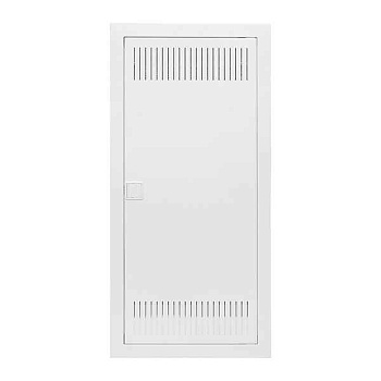 Щит комбинированный встраив. Nova 2 DIN-рейки + 2 монтаж. платы 4 габарит IP41 с метал. перфорированной дверью EKF nv-cb-pmd-2+2