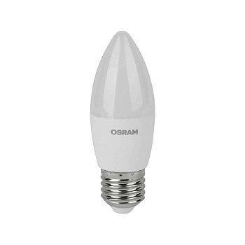 Лампа ЛЕД  E27  7,0Вт свеча мат.6,5К LVCLB60 7SW/865 230V RU OSRAM