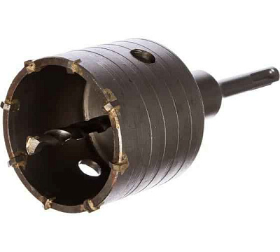 Коронка по бетону М22 d68мм в сборе (коронка + хвостовик + бур) SDS plus Вихрь 73/10/9/1 