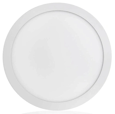 ДВО  24Вт 6,5К панель(круг бел.) d220 IP44 ODL-M1-24W-6.5K-WH-LED ОНЛАЙТ 90491