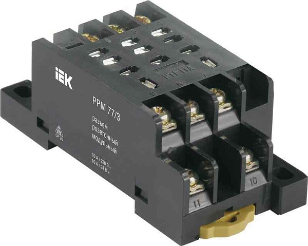 Разъем модульный РРМ78/3(PYF11A) для РЭК78/3(MY3) IEK RRP20D-RRM-3 