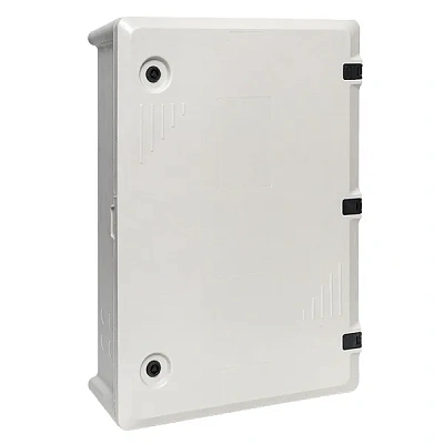 Щит навесной 700x500x200мм (ВxШxГ) из композитного (SMC) материала с защитной PC и монт. панелями, IP65 