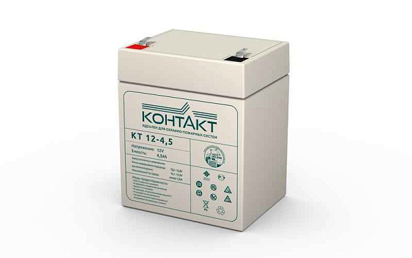 Аккумулятор ОПС 12В 4.5А.ч КТ 12-4.5 Контакт - купить в Москве - ООО Гамма-компоненты