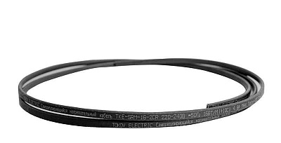 Кабель нагревательный саморег. 16Вт/м с экраном термопласт TOKOV ELECTRIC TKE-SRM-16-2CR 