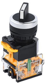 Переключат. D8-20X3 3 полож. 2NO черный IEK