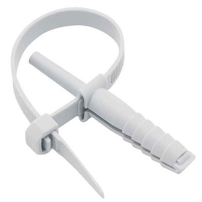 Хомут дюбельный 7х150 сер. (уп.50шт) PROxima EKF plc-nst-7.2x150w 