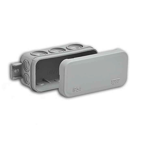 Коробка распределительная ОП 43х80х35мм IP54 10 вводов сер. Ruvinil 67091 