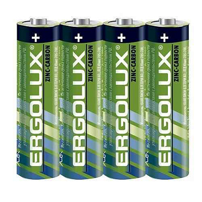 Элемент питания солевой AA/R6 1.5В R6SR4 SR4 (уп.4шт) Ergolux 12441 