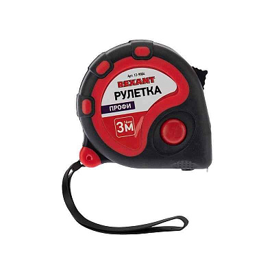Рулетка измерительная Профи 3мх16мм прорезиненный корпус Rexant 12-9004 