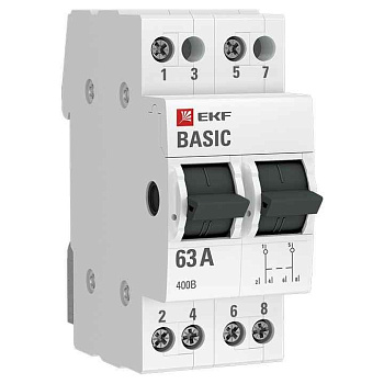Переключатель трехпозиционный ТПС-63 2P 63А PROxima EKF TPS263