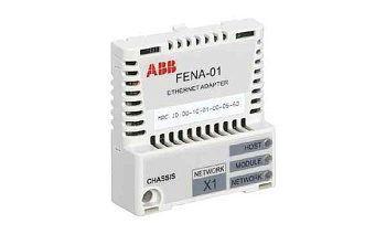 Плата расширения интерфейса FENA-01 EtherNet/IP™, Modbus TCP, PROFINET IO для ACS355 ABB