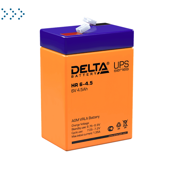 Аккумуляторная батарея HR 6-4.5 Delta - купить в Москве - ООО Гамма-компоненты