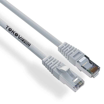 Патч-корд кат.5E F/UTP 24 AWG LSZH 0.15м PRO TOKOV ELECTRIC TKP-PC06-5EF-CULSZH-015M