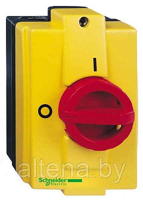 VCFN12GE ГЛАВНЫЙ/АВАРИЙНЫЙ ВЫКЛЮЧАТЕЛЬ-РАЗЪЕДИНИТЕЛЬ 10А 3P ВxШxГ 131x82,5x106 ММ 