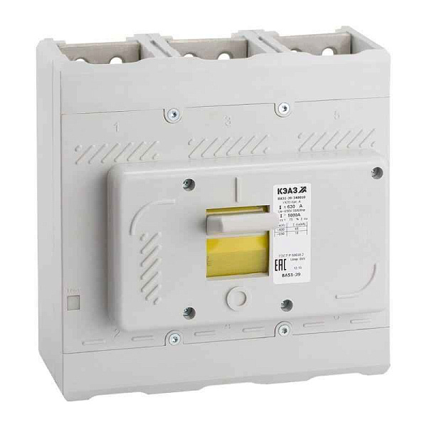 Выключатель автоматический 630А 5000Im ВА51-39-340010 УХЛ3 690В AC КЭАЗ 220868 