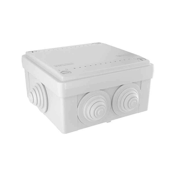 Коробка ответвит. с 6 кабельными вводами д.25мм IP55 100х100х50мм DKC 53801 
