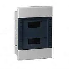 Щиток СП Тусо 24мод. с прозр. двер. 415х299х103мм сер. Рувинил 68124СП