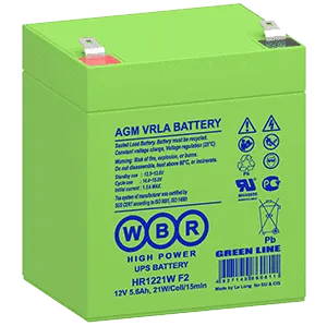 Аккумулятор 12В 5.6А.ч WBR HR1221W F2 WBR