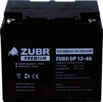 ZUBR GEL 12-40Ah