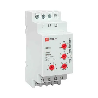 Реле контроля фаз РКФ-8 многофукц. EKF rkf-8 