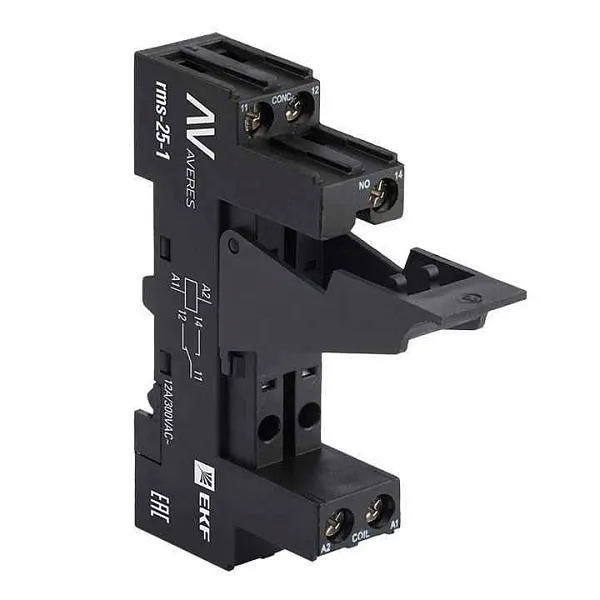 Разъем для реле РM slim 25/1 AVERES EKF rms-25-1 