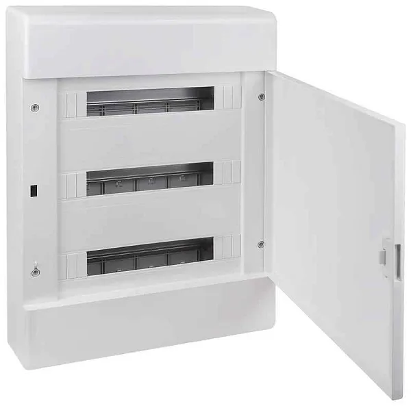 Щиток Тусо открытая проводка на 54 модуля 648х468х116мм (непрозр. дверца) Ruvinil 68054Б 