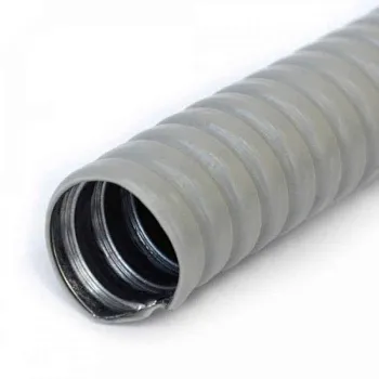 Металлорукав в ПВХ изоляции Р3-ЦП нг 50 (20 м/уп.) серый ГОФРОМАТИК