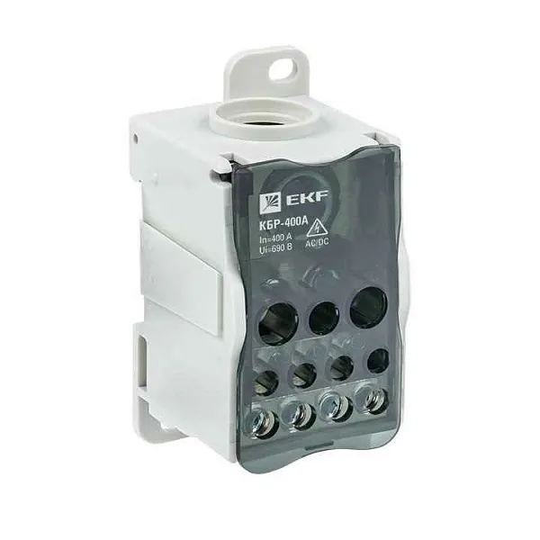 Блок распределительный КРОСС крепеж на панель и DIN КБР-400А EKF plc-kbr400 
