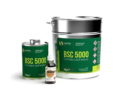 Картинка BSC 5000 контактный в жестяной банке 0.7кг. С отвердителем Hardner HTF (0,04кг)