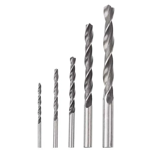 Набор сверл по металлу (HSS) диаметр 4.0-10.0мм (5шт) Kranz KR-91-0632 