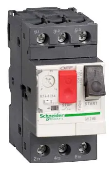 GV2ME10 АВТ. ВЫКЛ С КОМБ. РАСЦЕП.4-6,3А Schneider
