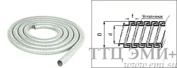 Металлорукав Р3-ЦА  75  (8 м/уп.) ГОФРОМАТИК