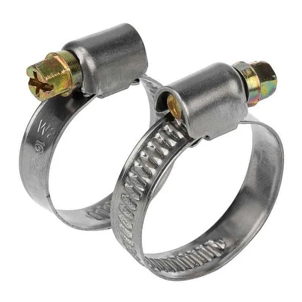 Хомут стальной червячный 16-27 (Россия) Rexant 07-0616 