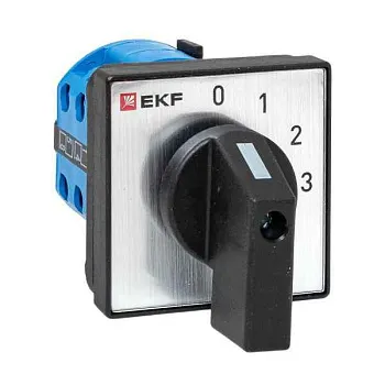 Переключатель кулачковый ПК-1-101 1п 10А "0-1-2-3" EKF pk-1-101-10