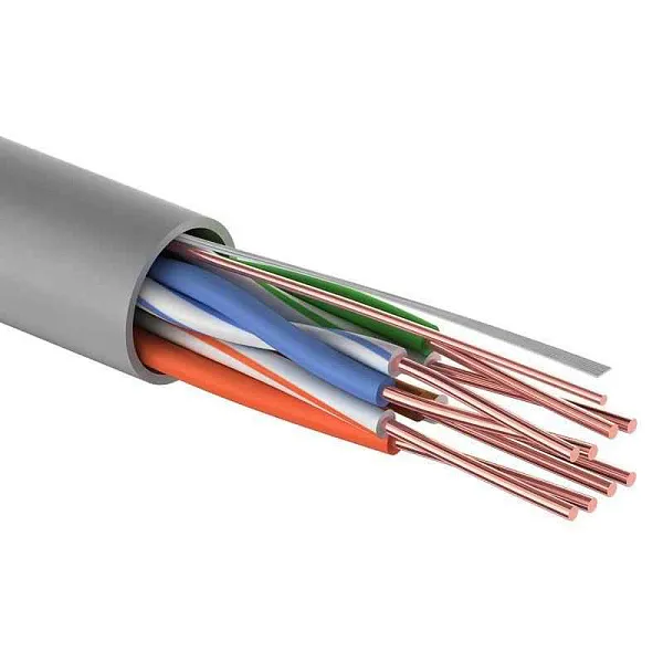 Кабель витая пара U/UTP кат.5E 4х2х24AWG медь сер. (м) PROCONNECT 01-0052