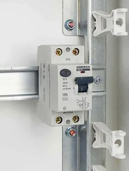 Выключатель дифференциального тока (УЗО) 2п 32А 30мА тип AC ВД1-63 GENERICA MDV15-2-032-030