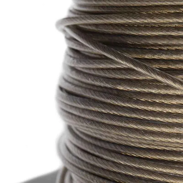 Трос стальной в ПВХ изоляции d2.0мм (200м) REXANT 09-5320 