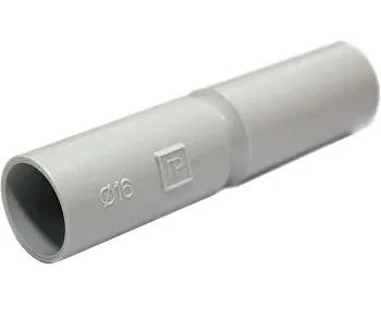 Труба  ПВx  Муфта d 16 для труб ПВx гл.ж. труба-труба ИЭК
